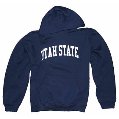 Utah State Hooded Sweatshirt - Navy