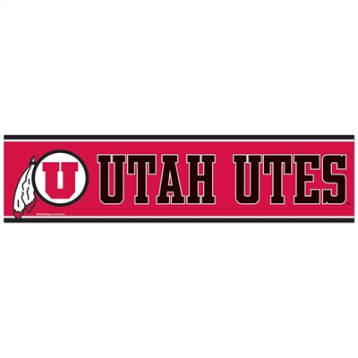 Utah Utes Bumper Sticker