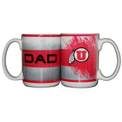 Utah Utes 15oz Ceramic Mug - Dad