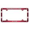 Utah Utes Plastic License Plate Frame