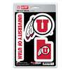 Utah Utes Decals - 3 Pack