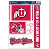 Utah Utes Multi-Use Decal Set - 11" x 17"