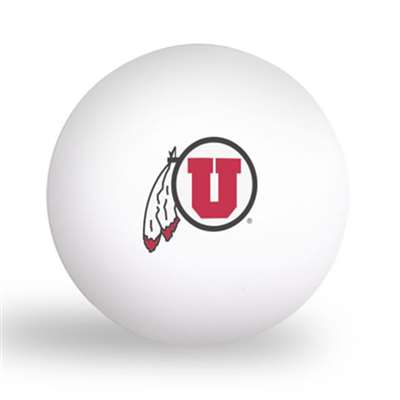 Utah Utes Ping Pong Balls 6 Pack