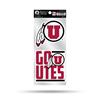 Utah Utes Double Up Die Cut Decal Set