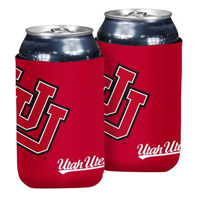 Utah Utes Oversized Logo Flat Coozie