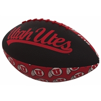 Utah Utes Mini Rubber Repeating Football