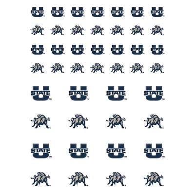 Utah State Aggies Small Sticker Sheet - 2 Sheets