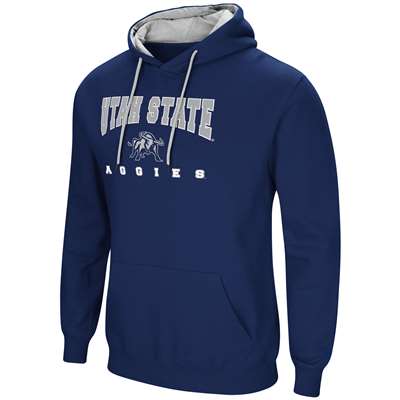 Utah State Aggies Colosseum Playbook Hoodie - Navy