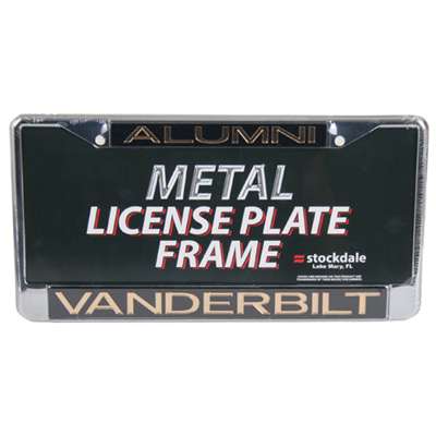 Vanderbilt Commodores Metal Alumni Inlaid Acrylic License Plate Frame