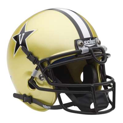 Vanderbilt Commodores Mini Helmet by Schutt - Gold