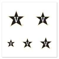 Vanderbilt Commodores Fingernail Tattoos - 4 Pack