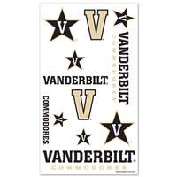 Vanderbilt Commodores Temporary Tattoos