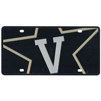 Vanderbilt Commodores Full Color Mega Inlay License Plate