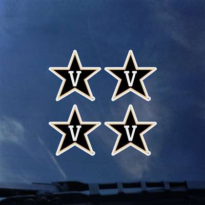 Vanderbilt Commodores Transfer Decals - Set of 4