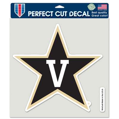 Vanderbilt Commodores Full Color Die Cut Decal - 8" X 8"