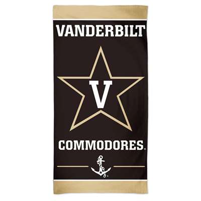 Vanderbilt Commodores Spectra Beach Towel