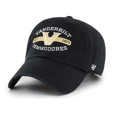 Vanderbilt Commodores 47 Brand Hugo Clean Up Adjustable Hat