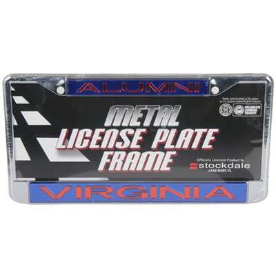 Virginia Cavaliers Metal Alumni Inlaid Acrylic License Plate Frame