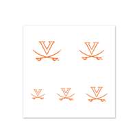 Virginia Cavaliers Fingernail Tattoos - 4 Pack