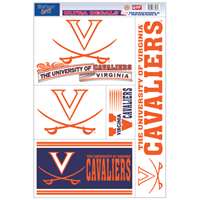 Virginia Cavaliers Ultra Decal Set - 11'' X 17''