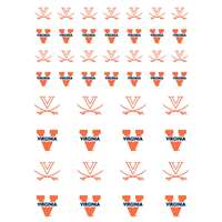 Virginia Cavaliers Small Sticker Sheet - 2 Sheets