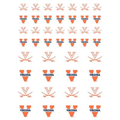 Virginia Cavaliers Small Sticker Sheet - 2 Sheets