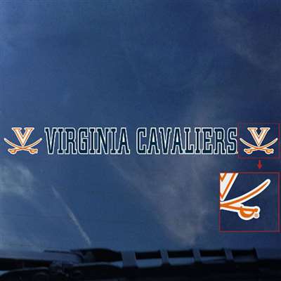 Virginia Cavaliers Automotive Transfer Decal Strip