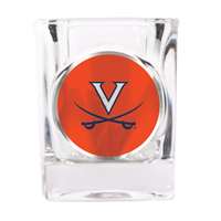 Virginia Cavaliers Shot Glass - Metal Logo