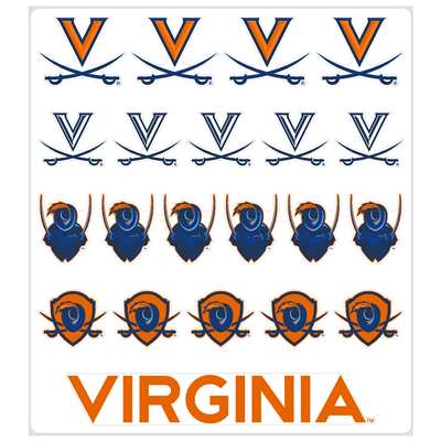 Virginia Cavaliers Multi-Purpose Vinyl Sticker Sheet