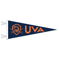 Virginia Cavaliers Wool Felt Pennant - 9" x 24"