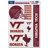 Virginia Tech Hokies Ultra Decal Set - 11'' X 17''