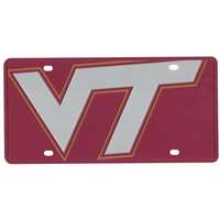 Virginia Tech Hokies Full Color Mega Inlay License Plate