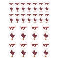 Virginia Tech Hokies Small Sticker Sheet - 2 Sheets