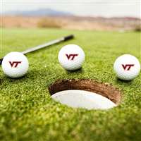 Virginia Tech Hokies Golf Balls - Set of 3