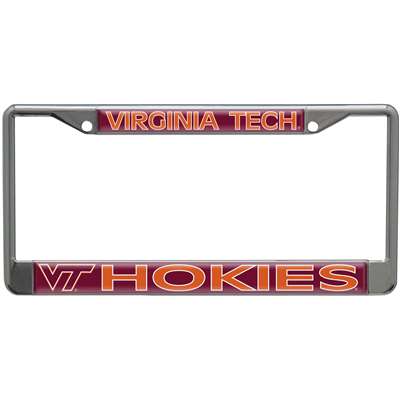 Virginia Tech Hokies Metal License Plate Frame w/Domed Acrylic