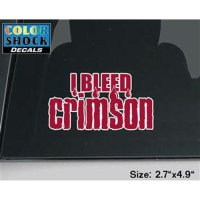 Washington State Cougars Decal - I Bleed Crimson