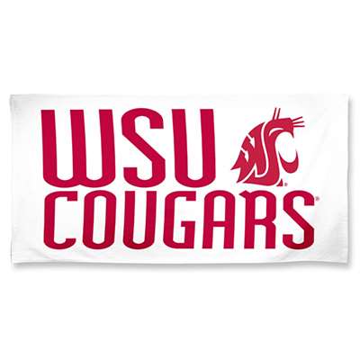 Washington State Cougars Beach Towel