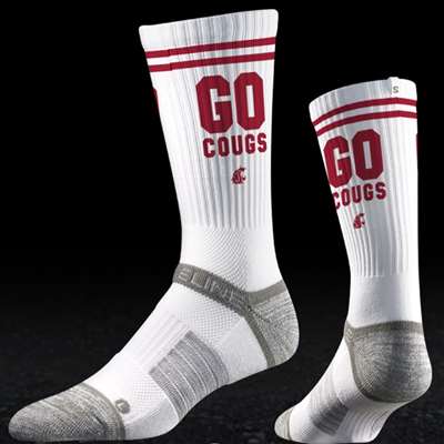 Louisville Cardinals Strideline Strapped Fit 2.0 Socks - White