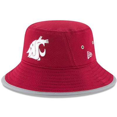Washington State Cougars New Era Team Training Bucket Hat