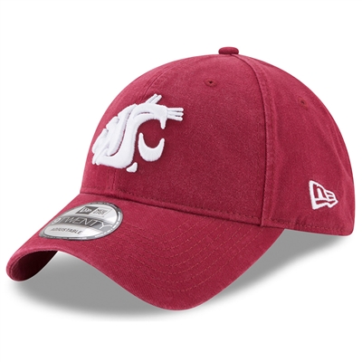 Washington State Cougars New Era 9Twenty Core Adjustable Hat