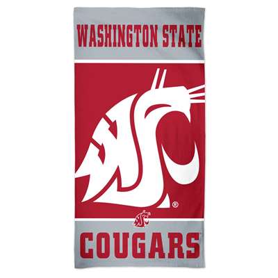 Washington State Cougars Spectra Beach Towel