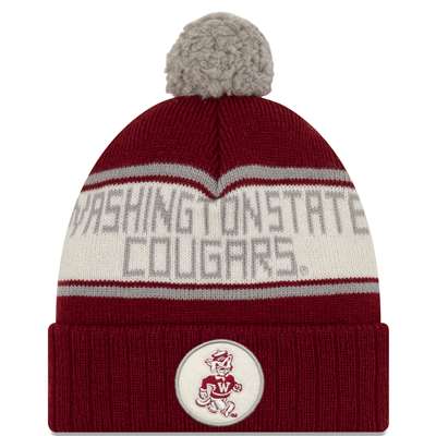 Washington State Cougars New Era A3 Vintage Knit Beanie