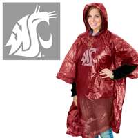 Washington State Cougars Rain Poncho