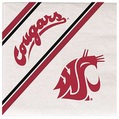 Washington State Cougars Paper Lunch Napkins - Pack of 20