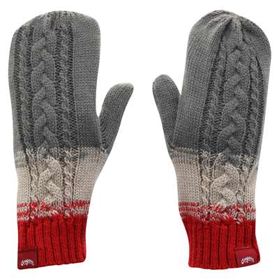 Washington State Cougars Women's Top of the World Disperse Knit Mittens