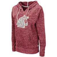 Washington State Cougars Women's Colosseum Bradshaw Pullover Hoodie