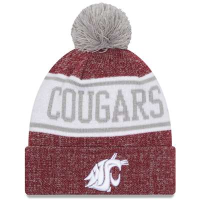 Washington State Cougars New Era Banner Knit Beanie