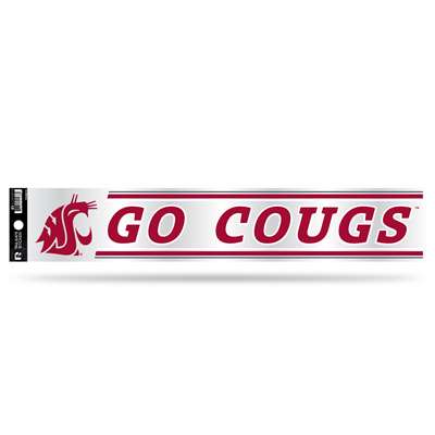 Washington State Cougars Tailgate Automotive Decal - 3" x 17"