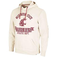 Washington State Cougars Colosseum Steel Diamond Hoodie - Cream