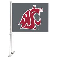 Washington State Cougars Car Flag